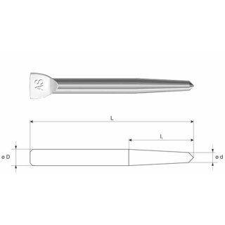 Wurzelstift MP-Post X gelb Gr.1  20St