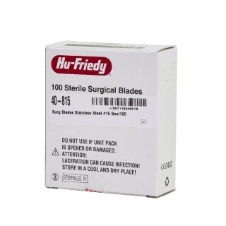 Skalpellklingen Edelstahl #15  100St