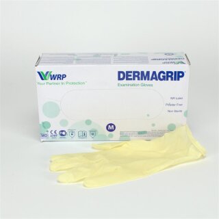 Dermagrip Latex pdfr n.weiß Gr.M  100St