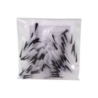 Pinseleinsätze Schaft transparent 100St