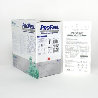 ProFeel OP pdfr n.weiß Gr.7,5  50Paar