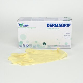 Dermagrip Latex pdfr n.weiß Gr.L  100St