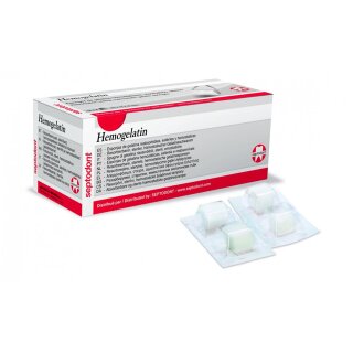 Hemogelatin Schwamm steril 24St