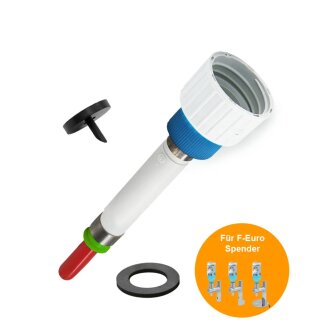 Pumpen-Adapter-Kombination L6-DG inkl. keimarmer Flaschenbelüftung  Service-PAKs für F-Euro (ohne Klemmscheibe) Art.Nr.: 820144