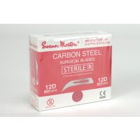 Skalpellklingen Swann Morton carbon 12D