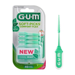 GUM Soft-Picks Comfort Flex mint medium