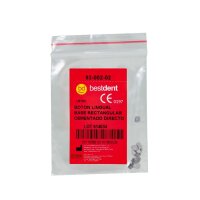 Lingual Knöpfchen rechteckig 10St