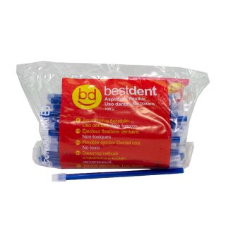 Speichelsauger blau 14cm 100St