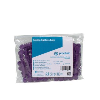Ligaturen Elastik violet 120° Pa
