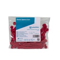 Ligaturen Elastik rot 120° Pa