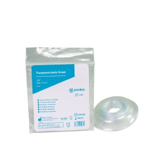 Elastischer Faden transpa .025 7.5M Rl