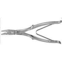 Hohlmeisselzange 5,5/240mm gebogen St