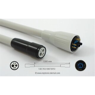 Turbineschlauch 4-Loch mit Licht