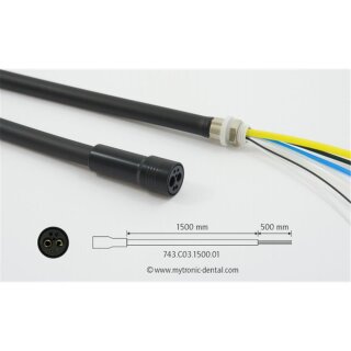 Turbineschlauch 4-Loch mit Licht