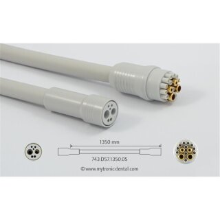 Turbineschlauch 4-Loch mit Licht