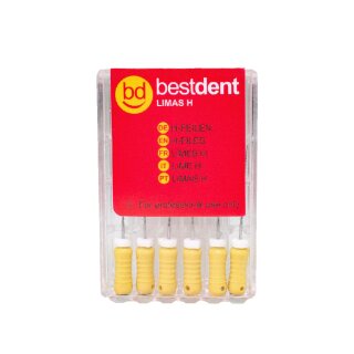 H-Files N.20 21mm Bestdent  6St