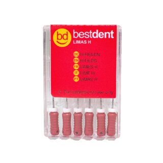H-Files N.25 21mm Bestdent  6St