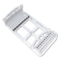 Steri Cassette flach weiss   St