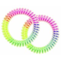 Armband Haargummi Regenbogen 48St