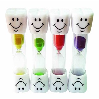Sanduhr Smile Top4 Farben Mix 40St