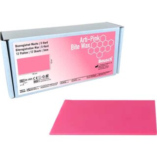 Arti-Pink Bite Wax pink 80x150x3mm 12St