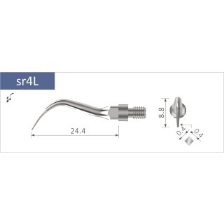 Xpedent Ultraschallspitze Universal sr4L (passend für den Einsatz mit Sirona® Geräten)