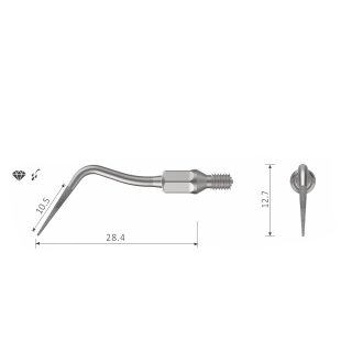 Xpedent Ultraschallspitze k#67 diamantiert (passend für den Einsatz mit KaVo® SONICflex® Geräten)