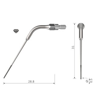 Xpedent Ultraschallspitze ES4D Endo (passend für den Einsatz mit Sirona® Geräten)