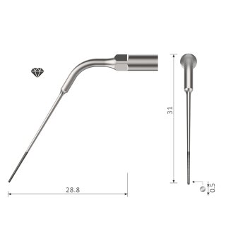 Xpedent Ultraschallspitze EN4D Endo (passend für den Einsatz mit NSK® Geräten)