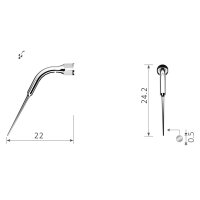 Xpedent Ultraschallspitze ED15 Endo (passend für den...