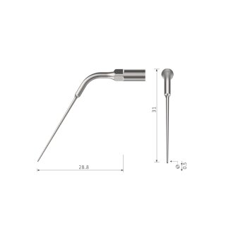 Xpedent Ultraschallspitze E4 Endo (passend für den Einsatz mit EMS® Geräten)