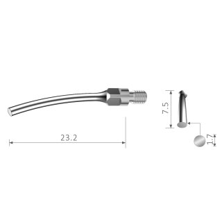 Xpedent Ultraschallspitze GS7 Kronenentfernung (passend für den Einsatz mit Sirona® Geräten)