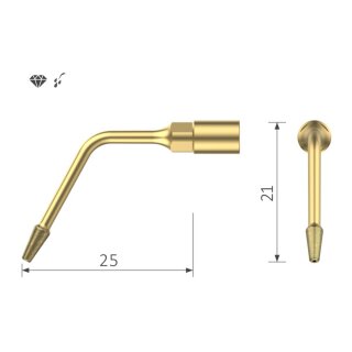 Xpedent Ultraschallspitze IP2-3 Implantation (passend für den Einsatz mit MECTRON® Geräten)