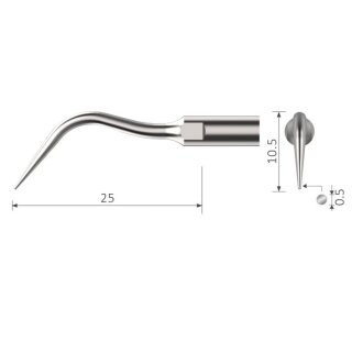 Xpedent Ultraschallspitze Paro PD4 (passend für den Einsatz mit ACTEON/Satelec® Geräten)
