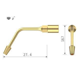 Xpedent Ultraschallspitze IP3-4 Implantation (passend für den Einsatz mit MECTRON® Geräten)