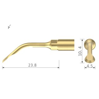 Xpedent Ultraschallspitze US4 Chirurgie (passend für den Einsatz mit MECTRON® Geräten)
