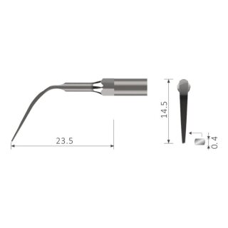 Xpedent Ultraschallspitze Universal Scaling k202 (passend für den Einsatz mit KaVo® PiezoLED & PIEZOsoft® Geräten)