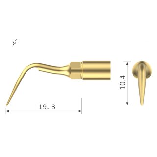 Xpedent Ultraschallspitze UP3 Scaling (passend für den Einsatz mit MECTRON® Geräten)