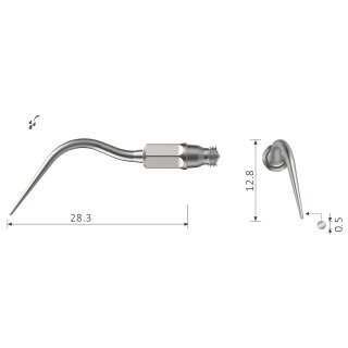 Xpedent Ultraschallspitze Perio k61A (passend für den Einsatz mit KaVo SONICflex Quick® Geräten)