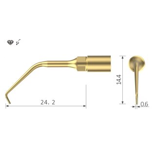 Xpedent Ultraschallspitze UE3 Endo (passend für den Einsatz mit MECTRON® Geräten)