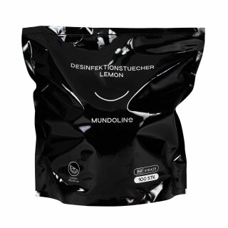 MUNDO Desinfektionstücher Lemon 28x30cm lemon